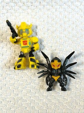 4/$20 Transformers Squeezelings Bumblebee & Tiny Turbos Blackarachnia
